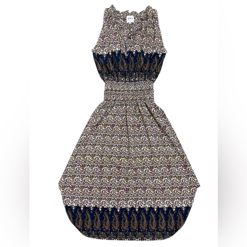 Misa Los Angeles Maddie French Floral Paisley Dress Midi Women’s size XS